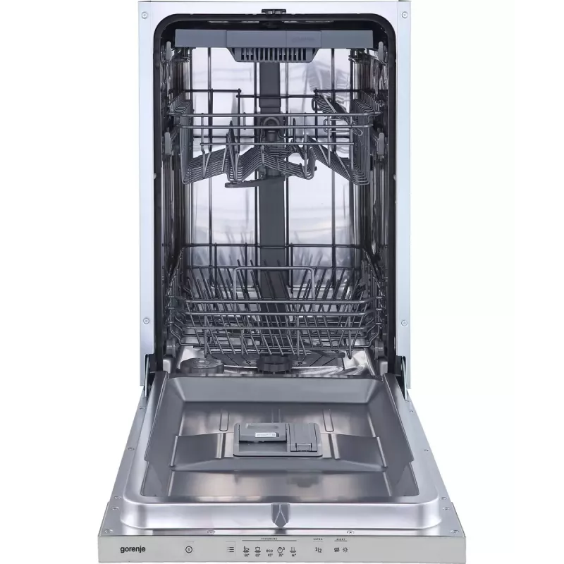 Einbau-Geschirrspüler Gorenje GV520E10S, schlank 45 cm, 11 Gedecke, 47 dB, Edelstahlbehälter, AquaStop