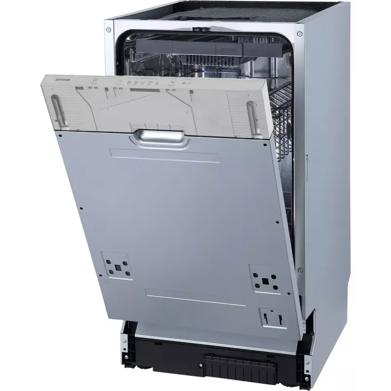 Einbau-Geschirrspüler Gorenje GV520E10S, schlank 45 cm, 11 Gedecke, 47 dB, Edelstahlbehälter, AquaStop