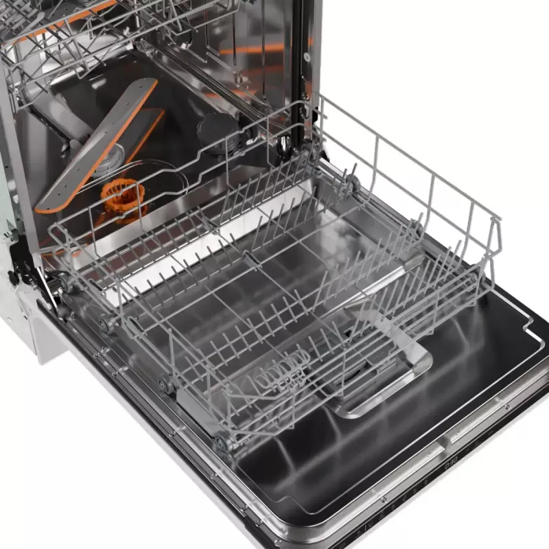 Einbau-Geschirrspüler Gorenje GV16D5 — 16 Maßgedecke, 44 dB, Edelstahl, 7 Temperatureinstellungen
