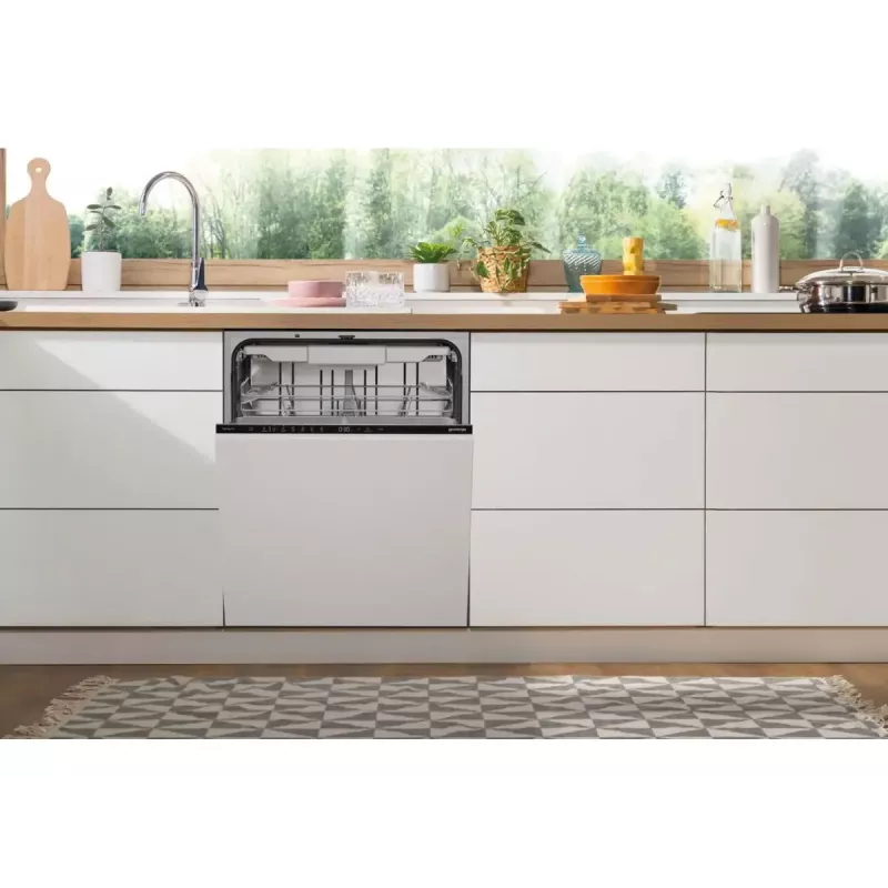 Einbau-Geschirrspüler Gorenje GV16D5 — 16 Maßgedecke, 44 dB, Edelstahl, 7 Temperatureinstellungen