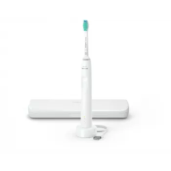 Philips 3100 series HX3673/13 Sonic-Zahnbürste — Sonic, 31.000 Bewegungen/Min., 1 Modus, Weiß, wiederaufladbar mit Li-Ion-Akku