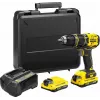 Stanley FATMAX SFMCD721D2K Akku-Bohrer 18 V, 2 Akkus à 2,0 Ah, mit Koffer