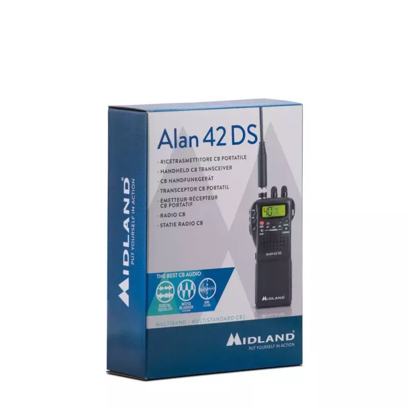 Midland C1267 Funkgerät 40 Kanäle 26,565 – 27,99125 MHz Schwarz