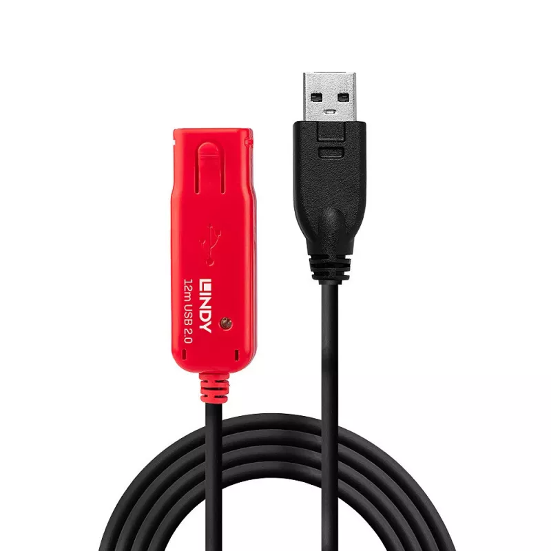 USB-Verlängerungskabel Lindy 12m Active Extension Pro