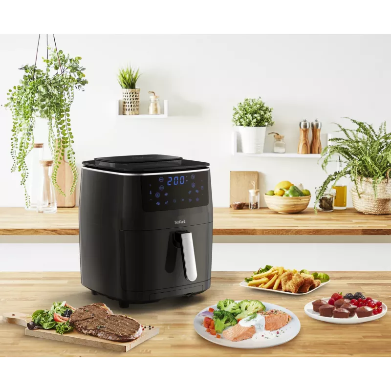 Tefal Easy Fry Grill & Steam FW2018 Einzeln Stand-alone 1700 W Heißluftfritteuse Schwarz