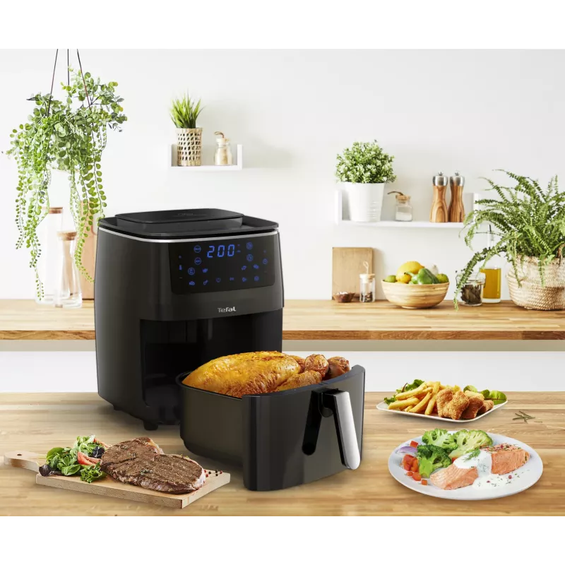 Tefal Easy Fry Grill & Steam FW2018 Einzeln Stand-alone 1700 W Heißluftfritteuse Schwarz