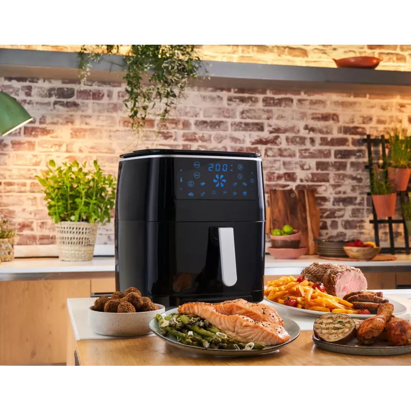 Tefal Easy Fry Grill & Steam FW2018 Einzeln Stand-alone 1700 W Heißluftfritteuse Schwarz
