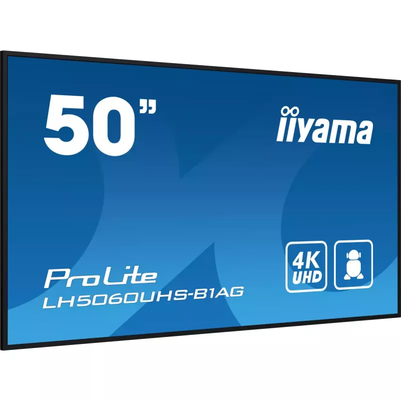 Digitales A-Board iiyama LH5060UHS-B1AG 49,5 Zoll LED 4K Ultra HD 3840 x 2160