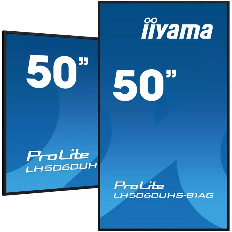 Digitales A-Board iiyama LH5060UHS-B1AG 49,5 Zoll LED 4K Ultra HD 3840 x 2160