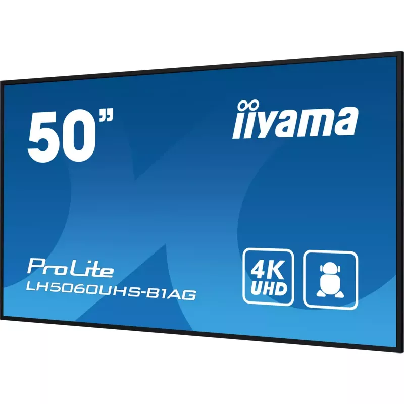 Digitales A-Board iiyama LH5060UHS-B1AG 49,5 Zoll LED 4K Ultra HD 3840 x 2160