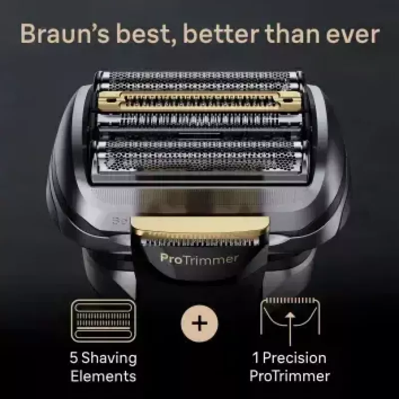 Braun Series 9 Pro+ 9525s Nass- & Trockenrasierer Folienrasierer Trimmer Metallic