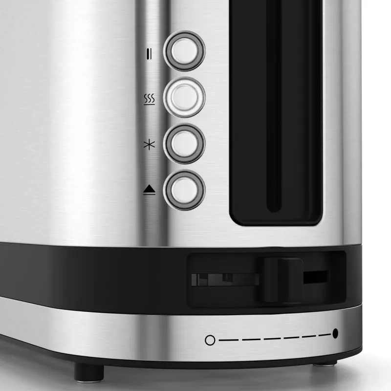 WMF 0414120011 Langschlitz-Toaster, 900 W, Edelstahl