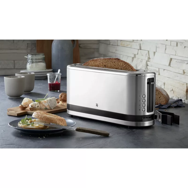 WMF 0414120011 Langschlitz-Toaster, 900 W, Edelstahl