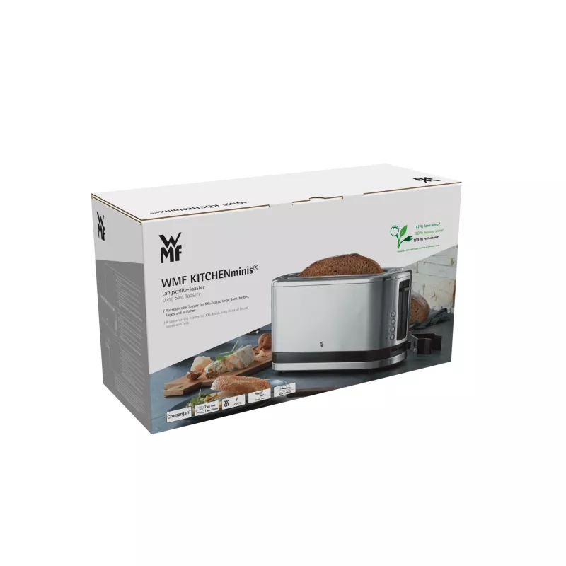 WMF 0414120011 Langschlitz-Toaster, 900 W, Edelstahl