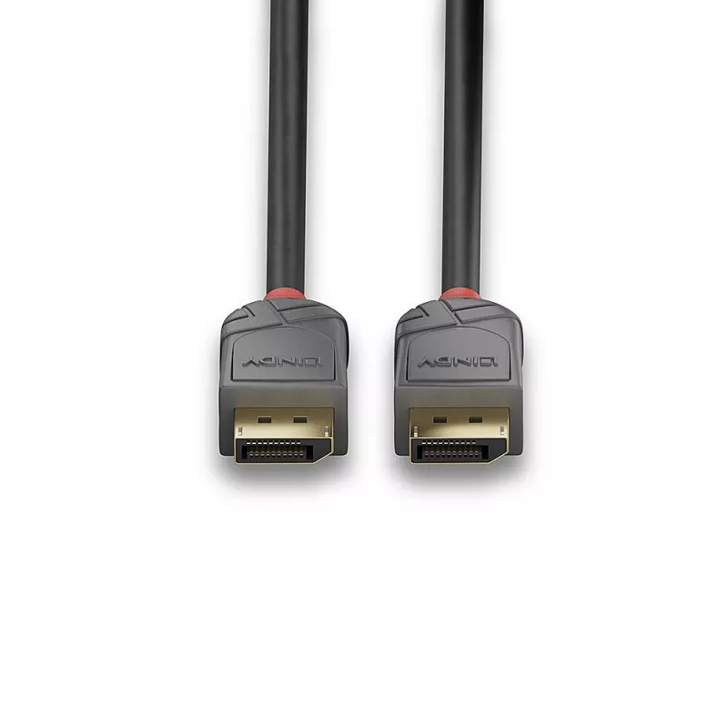 Lindy 10m DisplayPort 1.2 Kabel, Anthra Line