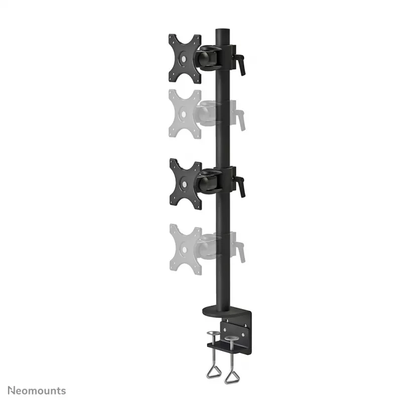 Neomounts FPMA-D700DV Monitorarm 10-27 Zoll, Klemme, 6 kg, 25,4 cm (10 Zoll), 68,6 cm (27 Zoll), 100 x 100 mm, Schwarz