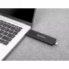 SSD-Gehäuse Manhattan M.2 NVMe SATA USB-C USB-A 10 Gbps Schwarz
