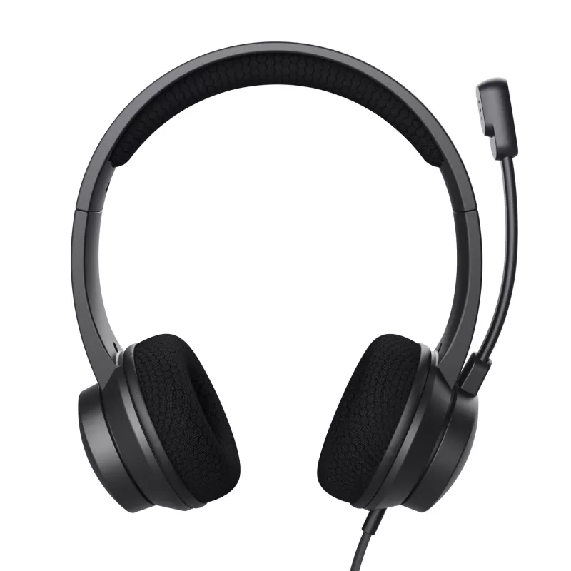 Trust HS-260 Headset kabelgebunden Nackenbügel Büro/Callcenter USB Typ-A Schwarz