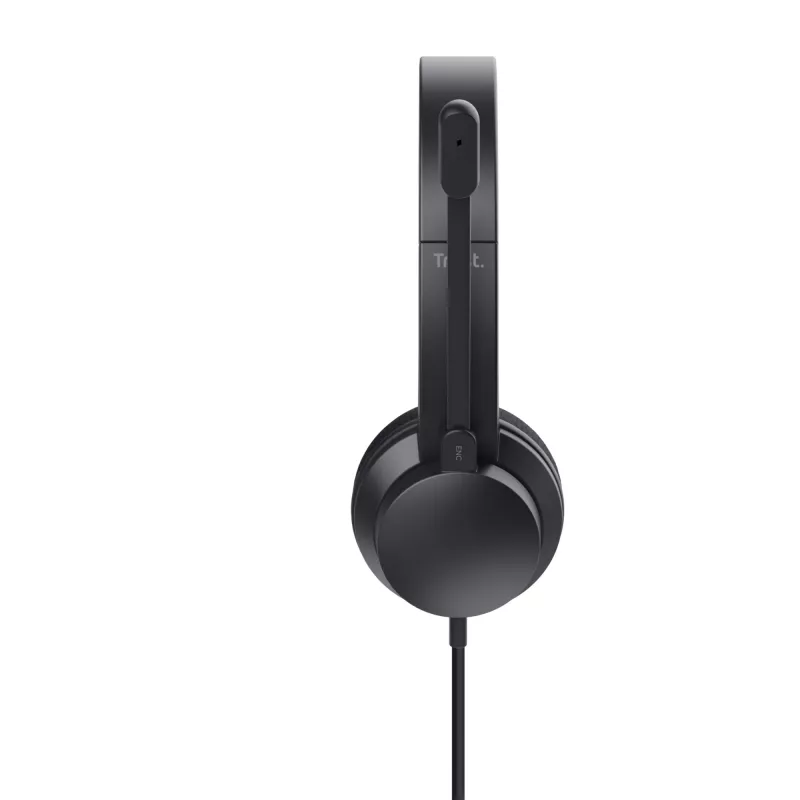 Trust HS-260 Headset kabelgebunden Nackenbügel Büro/Callcenter USB Typ-A Schwarz