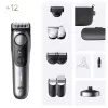 Braun BeardTrimmer 9 BT9560 Akku 52 2 cm Nass & Trocken Schwarz, Grau
