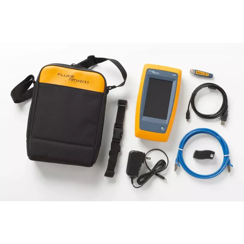 Twisted-Pair-Kabeltester Fluke LIQ-100 mit RJ-45/USB-Unterstützung, max. Länge 305 m, 6400-mAh-Li-Ion-Akku