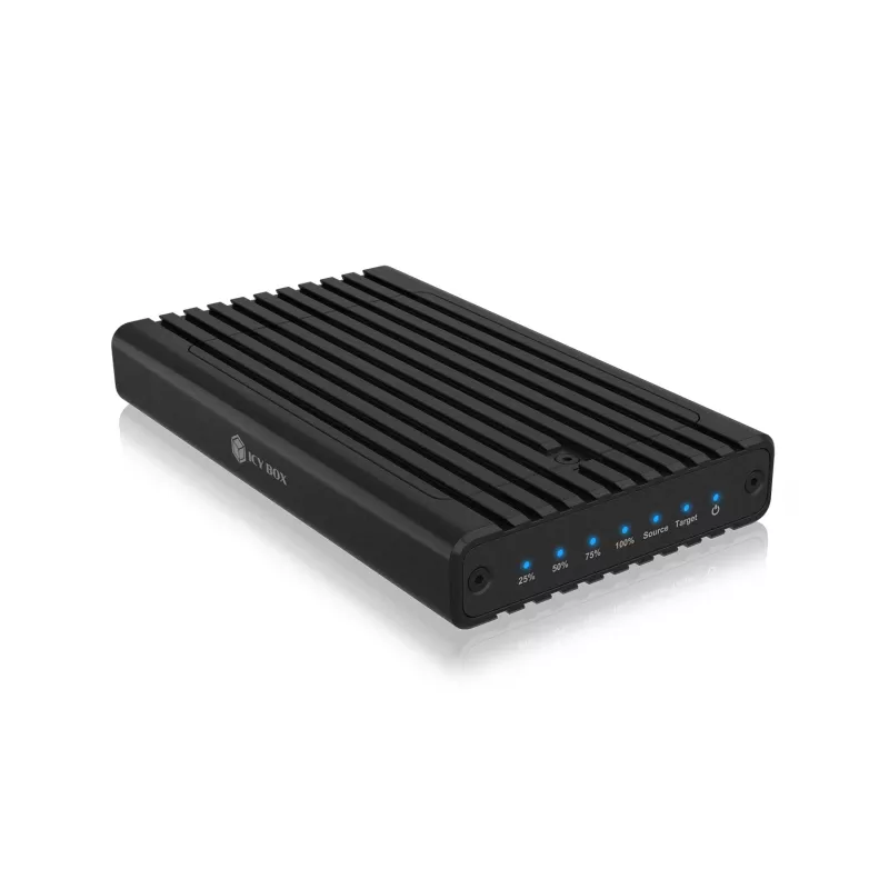ICY BOX IB-2817MCL-C31 SSD-Gehäuse Schwarz M.2 USB-betrieben