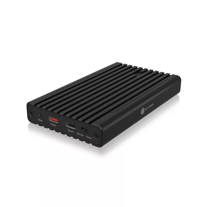 ICY BOX IB-2817MCL-C31 SSD-Gehäuse Schwarz M.2 USB-betrieben
