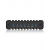 ICY BOX IB-2817MCL-C31 SSD-Gehäuse Schwarz M.2 USB-betrieben