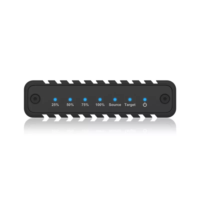 ICY BOX IB-2817MCL-C31 SSD-Gehäuse Schwarz M.2 USB-betrieben