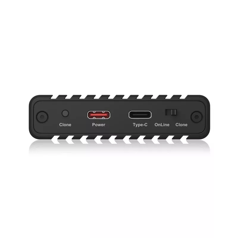 ICY BOX IB-2817MCL-C31 SSD-Gehäuse Schwarz M.2 USB-betrieben