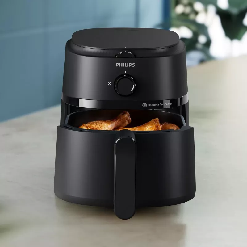 Philips 1000 series NA120/00 Fritteuse Einzeln 4,2 L Standgerät 1500 W Heißluftfritteuse Schwarz