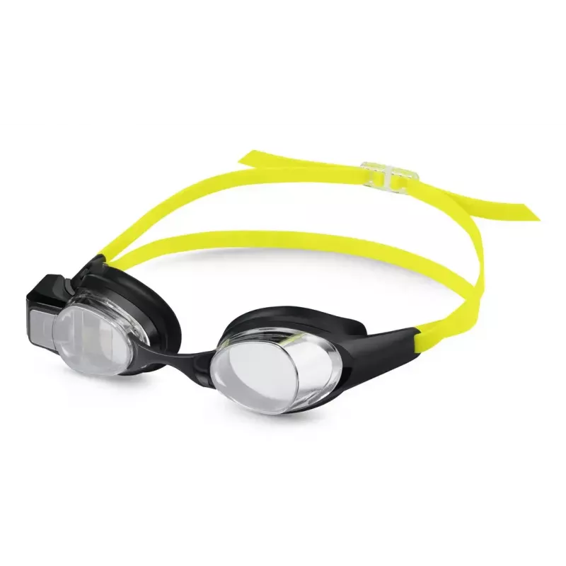 Schwimmbrille Form Smart Swim 2 — Unisex, schwarzer Rahmen, schwarze Gläser