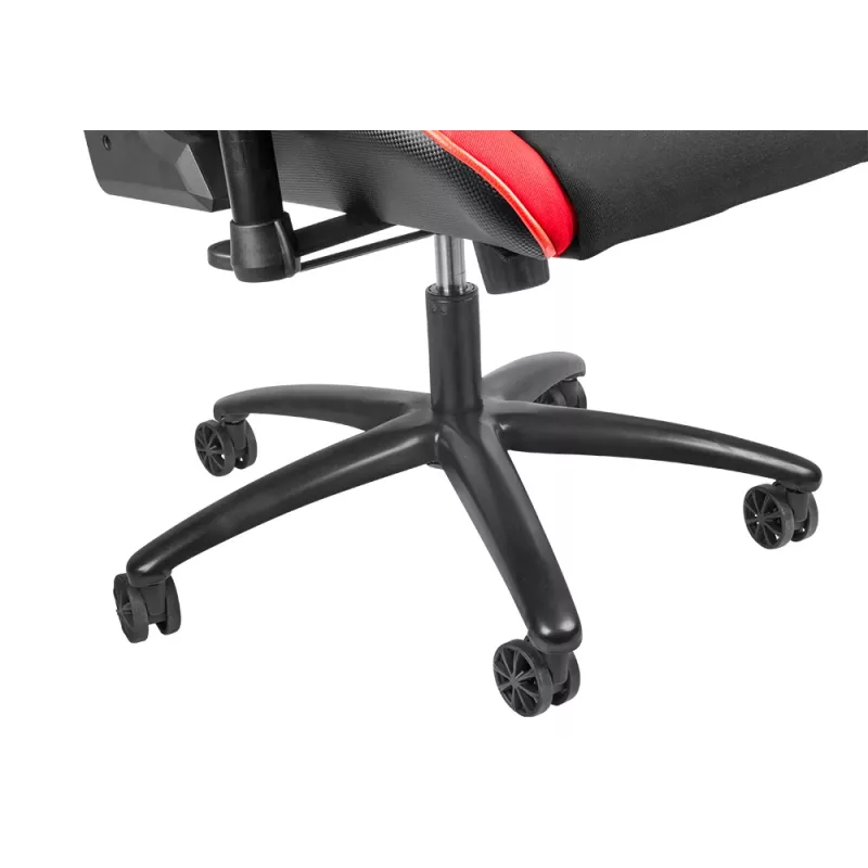 GENESIS SX77 PC-Gaming-Stuhl Gepolsterte Sitzfläche Schwarz, Rot