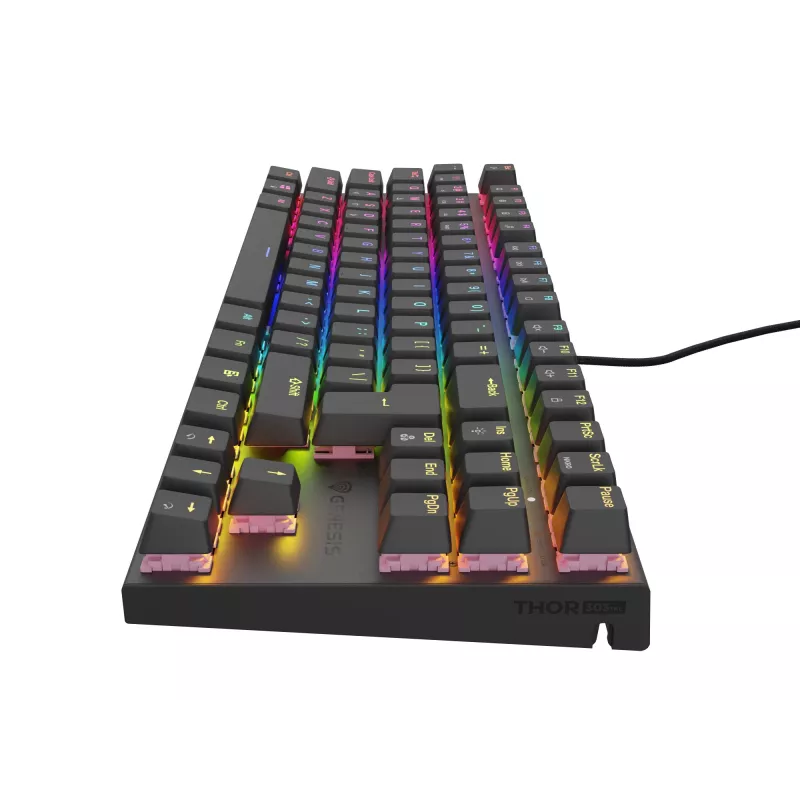 GENESIS Thor 303 TKL Tastatur Gaming USB QWERTY Spanisch Schwarz