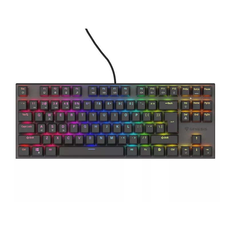 GENESIS Thor 303 TKL Tastatur Gaming USB QWERTY Spanisch Schwarz
