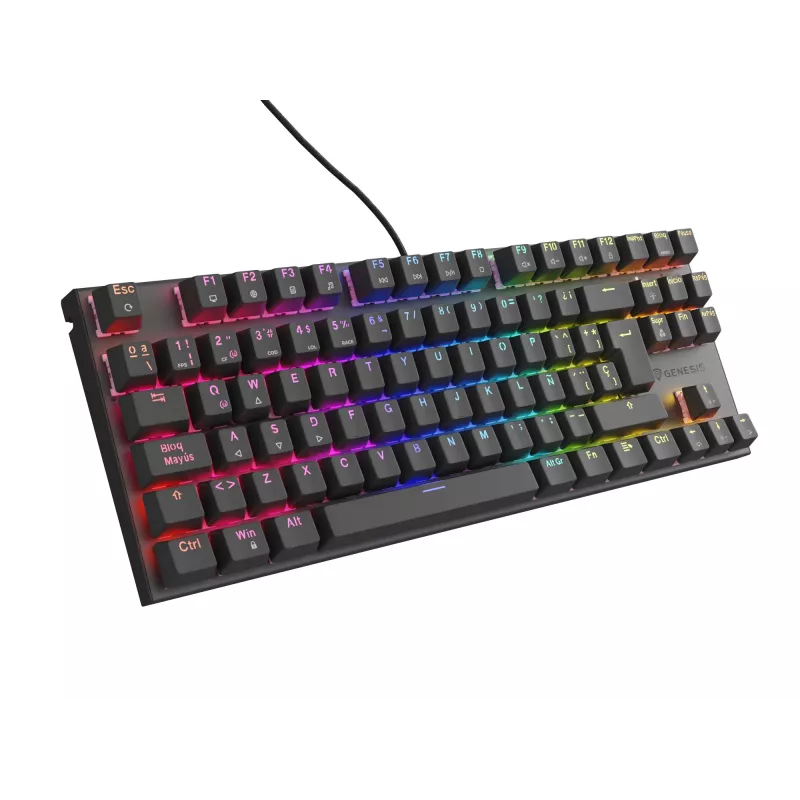 GENESIS Thor 303 TKL Tastatur Gaming USB QWERTY Spanisch Schwarz