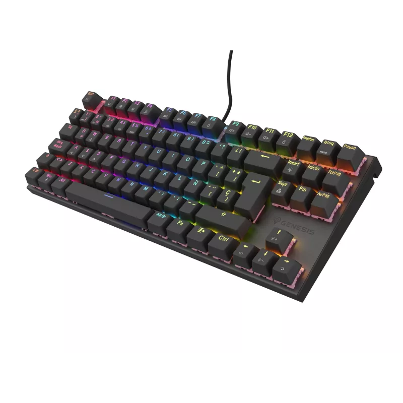 GENESIS Thor 303 TKL Tastatur Gaming USB QWERTY Spanisch Schwarz