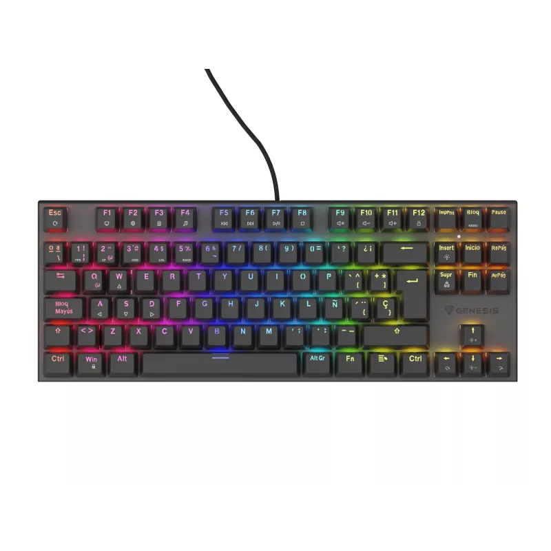 GENESIS Thor 303 TKL Tastatur Gaming USB QWERTY Spanisch Schwarz