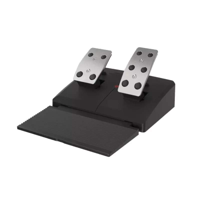 GENESIS Seaborg 400 Schwarz, Silver USB Lenkrad + Pedale Nintendo Switch, PC, PlayStation 4, Playstation 3, Xbox 360, Xbox One, Xbox One S, Xbox One X
