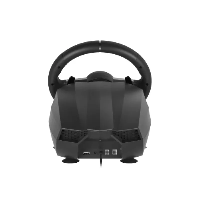 GENESIS Seaborg 400 Schwarz, Silver USB Lenkrad + Pedale Nintendo Switch, PC, PlayStation 4, Playstation 3, Xbox 360, Xbox One, Xbox One S, Xbox One X