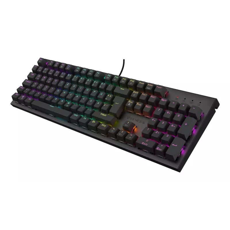 GENESIS Thor 303 Gaming-Tastatur USB QWERTZ Deutsch Schwarz Mechanisch RGB