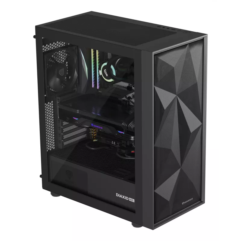 GENESIS Diaxid 605F Midi Tower Schwarz