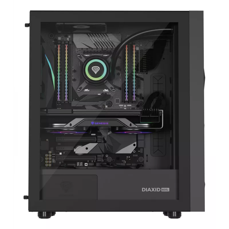 GENESIS Diaxid 605F Midi Tower Schwarz