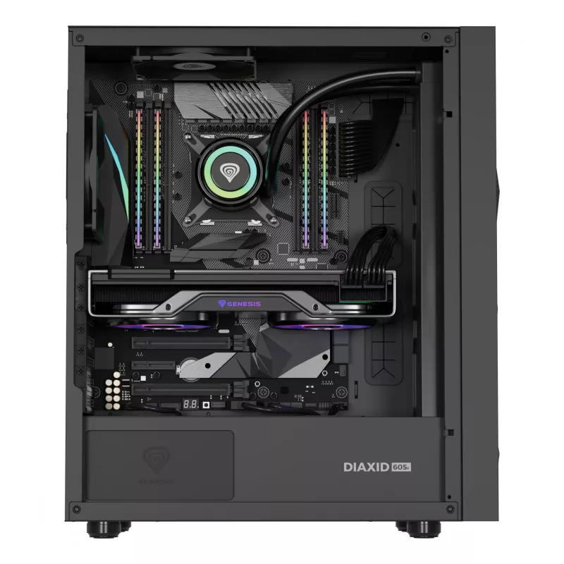 GENESIS Diaxid 605F Midi Tower Schwarz