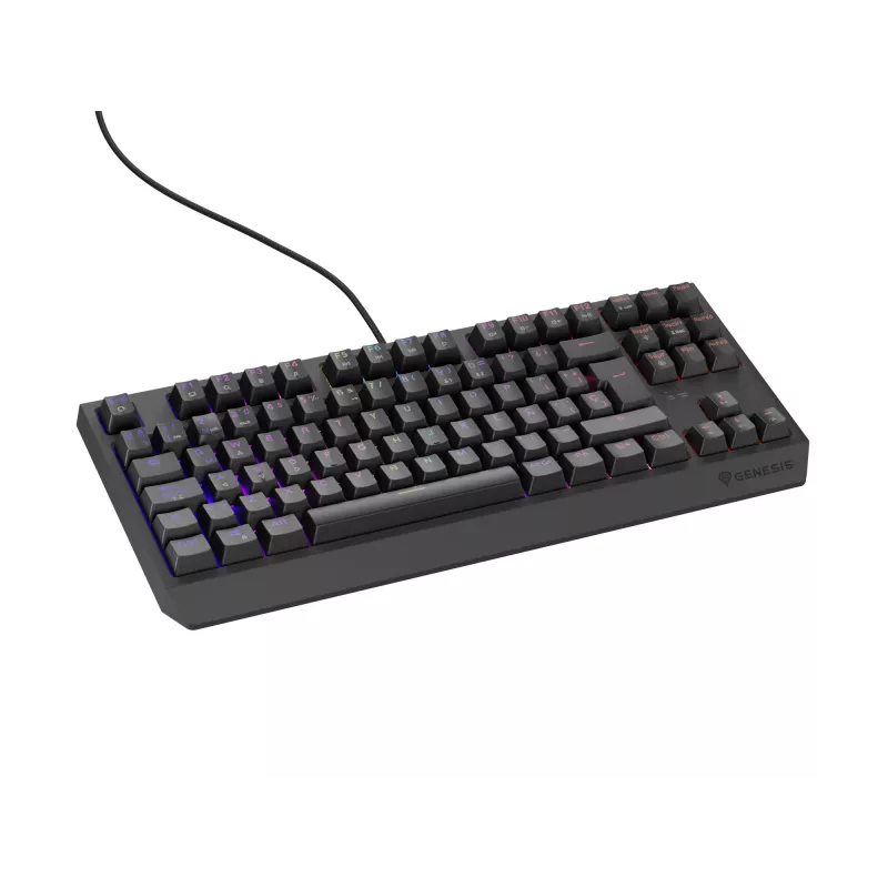 GENESIS Thor 230 TKL Tastatur Gaming USB QWERTY Spanisch Schwarz