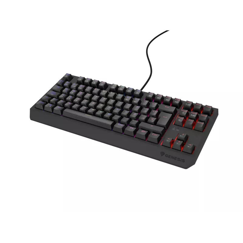 GENESIS Thor 230 TKL Tastatur Gaming USB QWERTY Spanisch Schwarz