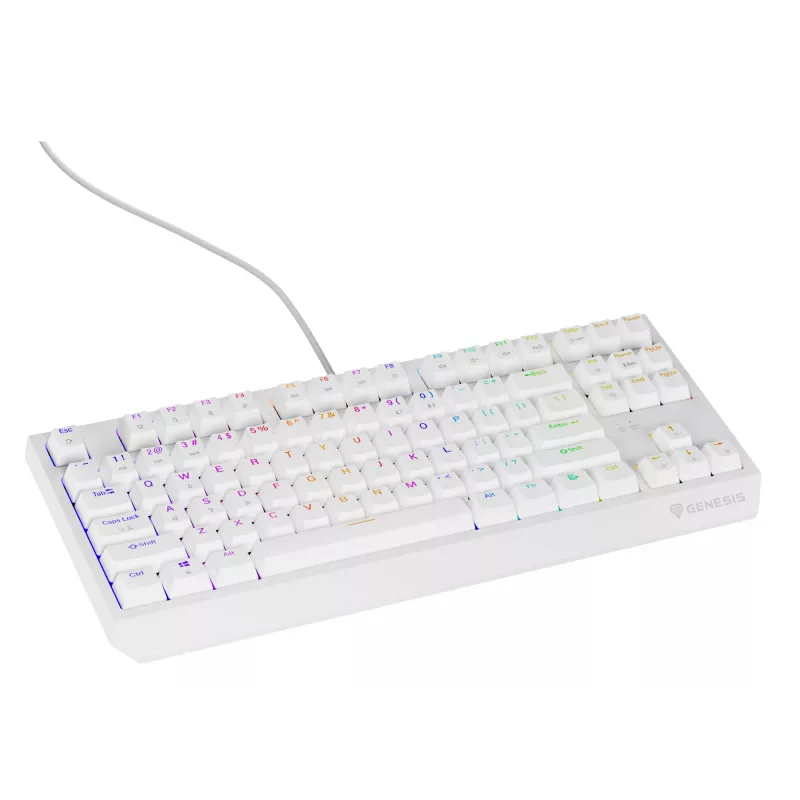 GENESIS Thor 230 TKL Tastatur Gaming USB QWERTY US-Englisch Weiß