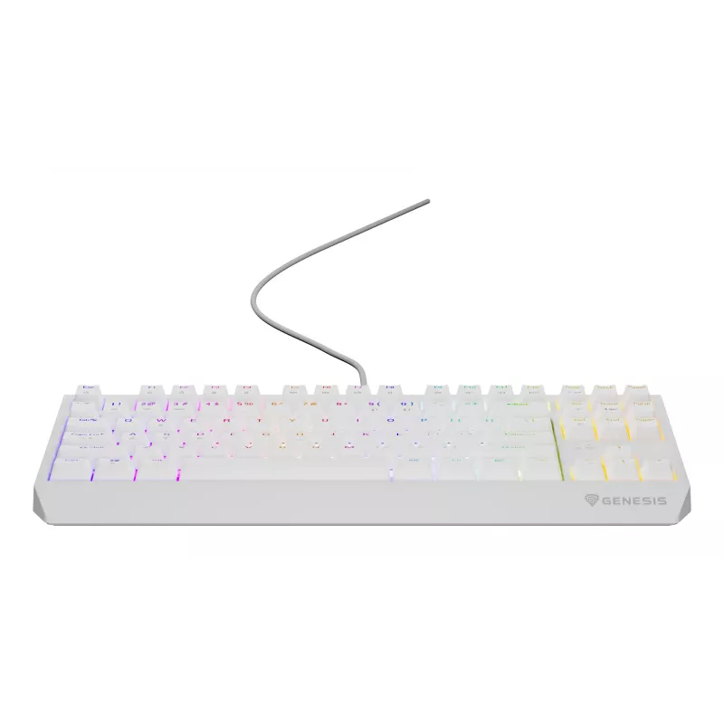 GENESIS Thor 230 TKL Tastatur Gaming USB QWERTY US-Englisch Weiß