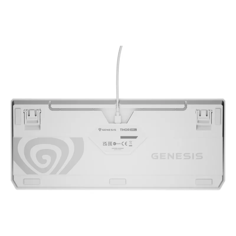 GENESIS Thor 230 TKL Tastatur Gaming USB QWERTY US-Englisch Weiß