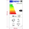 Teilintegrierbarer Geschirrspüler AMICA DIM62E7qH — 14 Maßgedecke, 60 cm, LED-Touch-Display, 7 Programme, Weiß